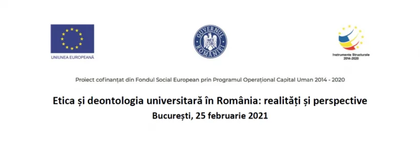 „Etica și deontologia universitară în România: realități și perspective”