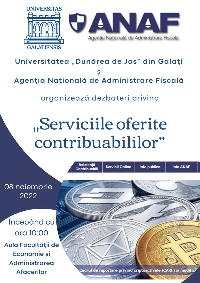 Dezbatere la UDJG pe tema "Serviciile oferite contribuabililor"