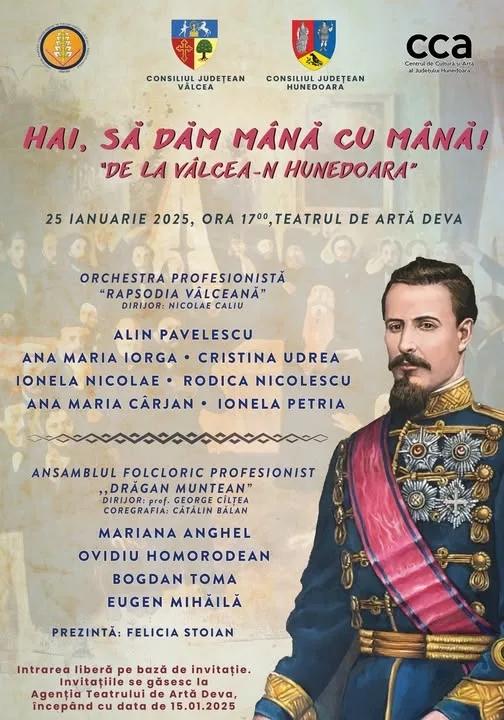 Hai, să dăm mână cu mână! "De la Vâlcea-n Hunedoara"