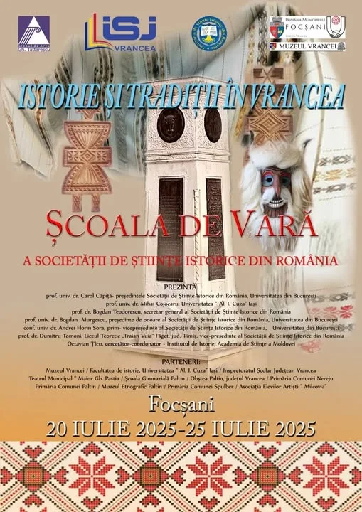 Școala de vară „Istorie și tradiții în Vrancea”