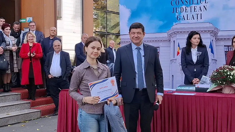 Elevii de top ai Galațiului, recompensați de Consiliul Județean pentru rezultatele excepționale