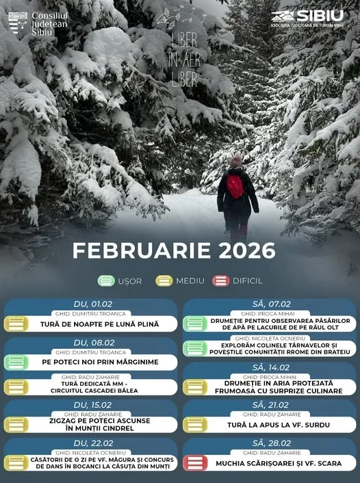 Promovarea eccoturismului în Sibiu printr-un program de drumetie
