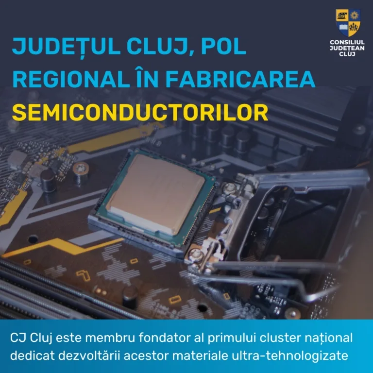 Județul Cluj, pol regional în fabricarea semiconductorilor