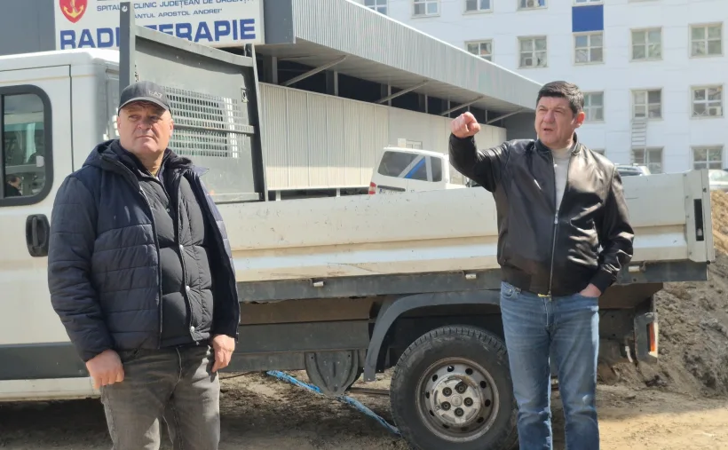 Lucrări avansate la parcarea supraetajată și heliportul de la Spitalul Județean de Urgență Galați
