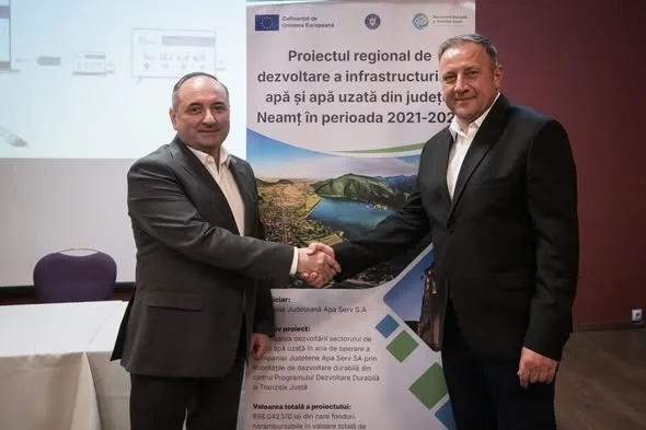 Proiect regional de dezvoltare a infrastructurii de apă și apă uzată din județul Neamț