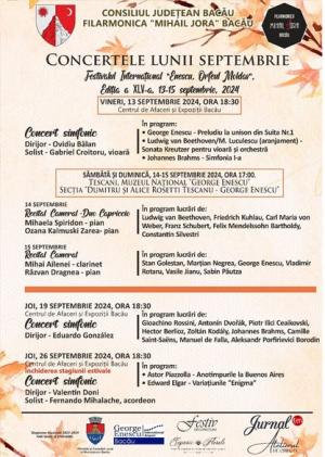 Evenimentele lunii SEPTEMBRIE 2024