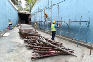 Pasajul feroviar Lujerului: de la un spațiu abandonat și plin de buruieni, la operă de artă!