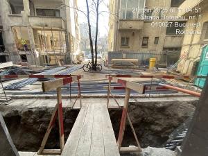 Progres în consolidarea blocului monument istoric de pe strada Boteanu din sectorul 1!