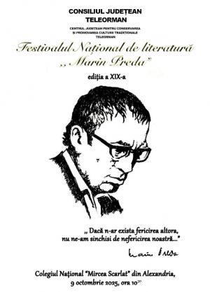 Festivalul Național de Literatură „Marin Preda”, la Alexandria