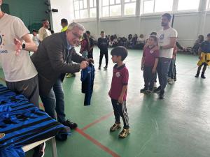 Parteneriat Sectorul 5 - Intercamp Milano pentru fotbaliștii juniori