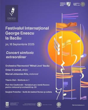 Filarmonica din Bacău, implicată în Festivalul  Internațional &quot;George Enescu&quot;