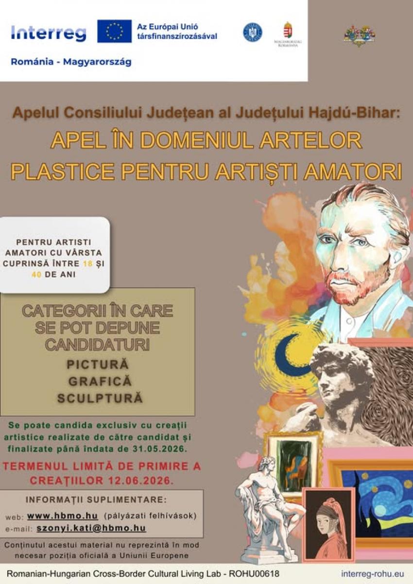 Proiect transfrontalier pentru artiștii plastici amatori