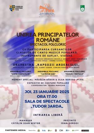 Spectacol folcloric de Ziua Unirii Principatelor, la Cluj