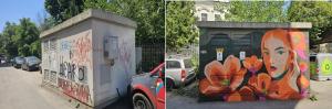Înainte și După – un colț al orașului, reinterpretat artistic