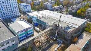 Galați: Lucrări avansate la heliportul și parcarea supraetajată de la Spitalul Județean