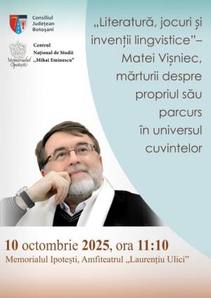 Dialog cu Matei Vișniec la Memorialul Ipotești