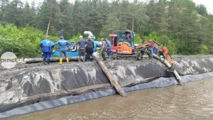 Variantă de lucru: apa din Salina Praid ar putea fi dirijată în aval pentru a forma un lac artificial