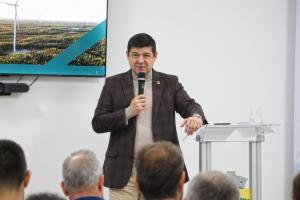 Costel Fotea: A început construcția noului parc eolian de 96 MW din județul Galați