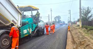 Drumul județean DJ 240 în județul Galați, refăcut de la zero în Negrilești – parte dintr-un proiect rutier major