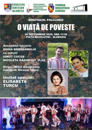 Spectacolul aniversar „O viață de poveste”, dedicat seniorilor din Slobozia