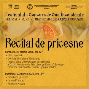 Festivalul - Concurs de Ouă Încondeiate - ediţia a IX-a, Rogojești, Botoșani