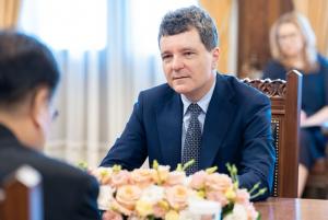 Discuții între președintele României și cel al Adunării Naționale a Republicii Coreea la Palatul Cotroceni